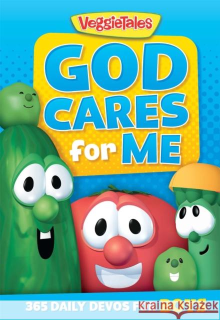 God Cares for Me: 365 Daily Devos for Boys Veggietales 9781546007005 Worthy Kids