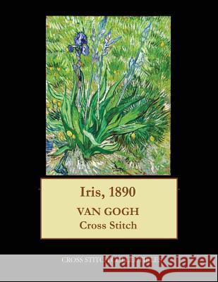 Iris, 1890: Van Gogh cross stitch pattern George, Kathleen 9781546872986