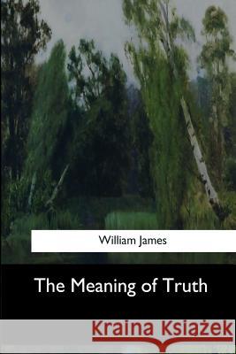 The Meaning of Truth William James 9781546908708 Createspace Independent Publishing Platform