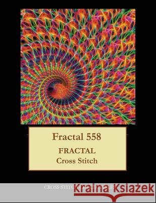 Fractal 558: Fractal cross stitch pattern George, Kathleen 9781547198269 Createspace Independent Publishing Platform