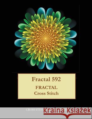 Fractal 592: Fractal cross stitch pattern George, Kathleen 9781547221462 Createspace Independent Publishing Platform