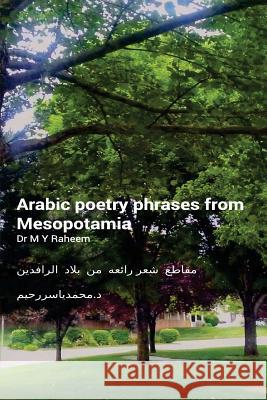 Arabic Poetry Phrases from Mesopotamia Dr M. y. Raheem 9781547225446 Createspace Independent Publishing Platform