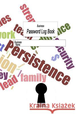 Business Password Log: Website Passwords & Backup B. G. Miller 9781548374150 Createspace Independent Publishing Platform