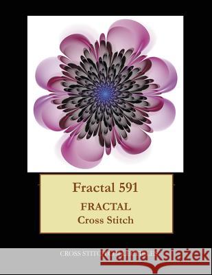 Fractal 591: Fractal cross stitch pattern Collectibles, Cross Stitch 9781548555702