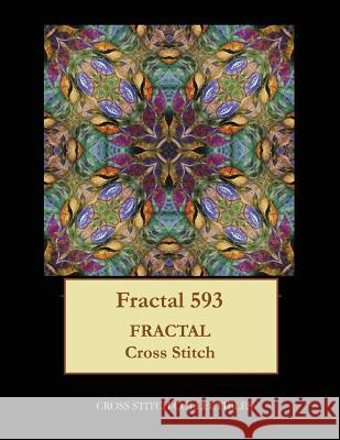 Fractal 593: Fractal cross stitch pattern George, Kathleen 9781548555757 Createspace Independent Publishing Platform