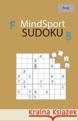 MindSport Sudoku August Cullen, Rhys Michael 9781548970949