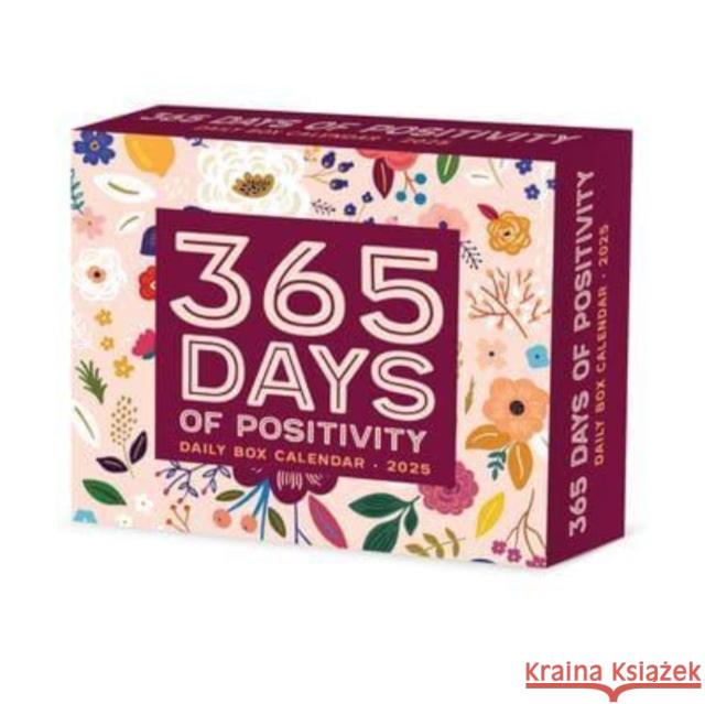 365 Days of Positivity 2025 6.2 X 5.4 Box Calendar Willow Creek Press 9781549240553 Willow Creek Press Calendars