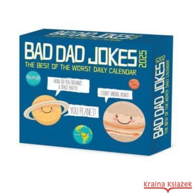 Bad Dad Jokes 2025 6.2 X 5.4 Box Calendar Willow Creek Press 9781549240621 Willow Creek Press Calendars