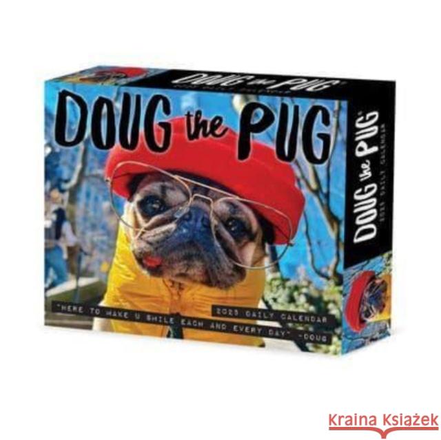 Doug the Pug 2025 6.2 X 5.4 Box Calendar-USA Leslie Mosier 9781549240829