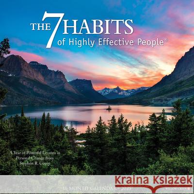 7 Habits of Highly Effective People 2025 12 X 12 Wall Calendar Stephen R. Covey 9781549241154