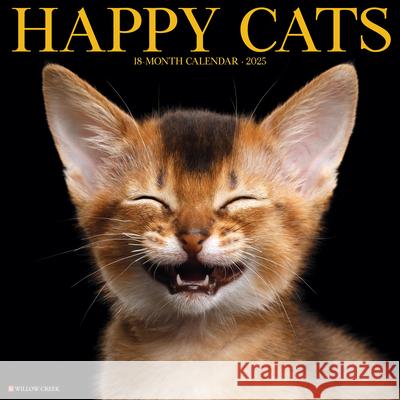 Happy Cats 2025 12 X 12 Wall Calendar Willow Creek Press 9781549243288 Willow Creek Press Calendars