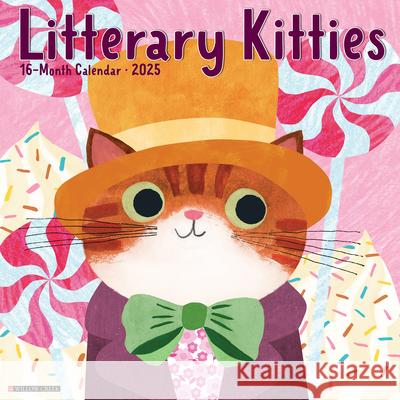 Litterary Kitties 2025 12 X 12 Wall Calendar Willow Creek Press 9781549243769 Willow Creek Press Calendars