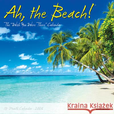 Ah the Beach! 2025 7 X 7 Mini Wall Calendar Willow Creek Press 9781549245626 Willow Creek Press Calendars