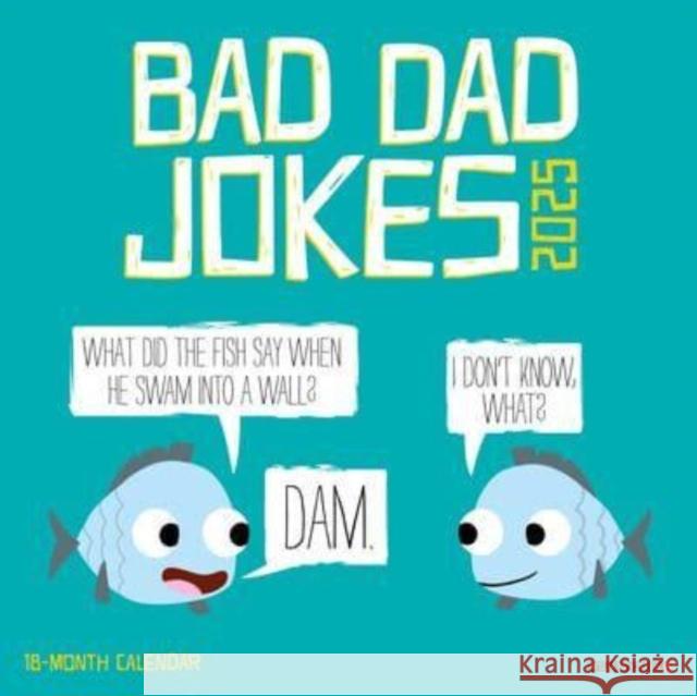 Bad Dad Jokes 2025 7 X 7 Mini Wall Calendar Willow Creek Press 9781549245657 Willow Creek Press Calendars