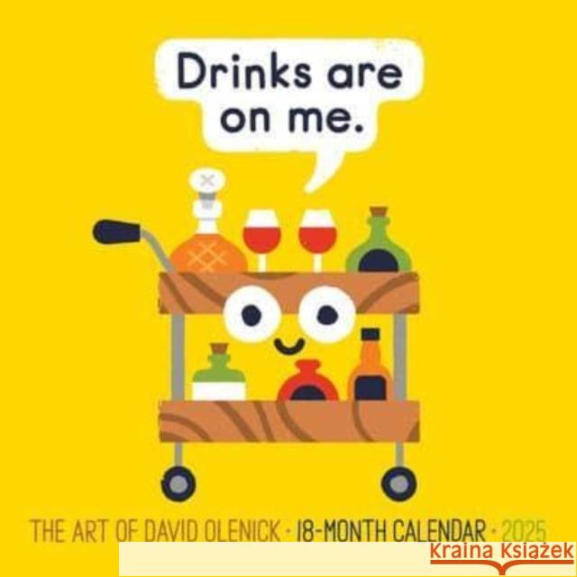 The Art of David Olenick 2025 7 X 7 Mini Wall Calendar David Olenick 9781549245961 Willow Creek Press Calendars