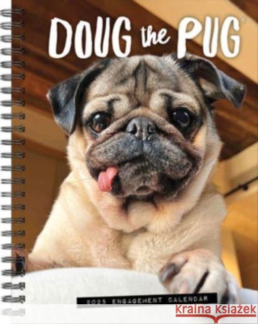 Doug the Pug 2025 6.5 X 8.5 Engagement Calendar Leslie Mosier 9781549246135