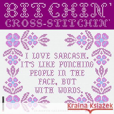 Bitchin' Cross-Stitchin' 2026 12 X 12 Wall Calendar Willow Creek Press 9781549250279 Wlcp