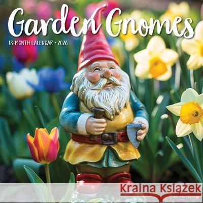 Garden Gnomes 2026 12 X 12 Wall Calendar Willow Creek Press 9781549251191 Willow Creek Press Calendars