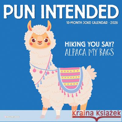 Pun Intended 2026 7 X 7 Mini Wall Calendar Willow Creek Press 9781549253720 Wlcp