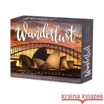 Wanderlust 2026 Box Calendar Willow Creek Press 9781549254482 Wlcp