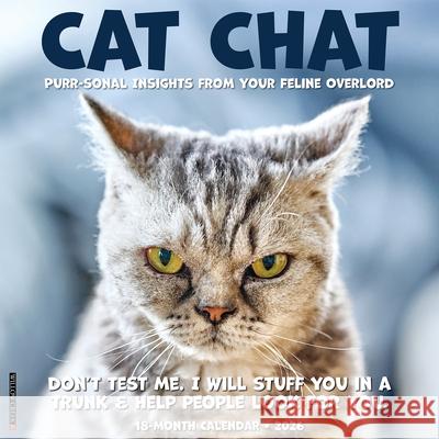 Cat Chat 12 X 12 Wall Calendar Willow Creek Press 9781549255700 Willow Creek Press Calendars