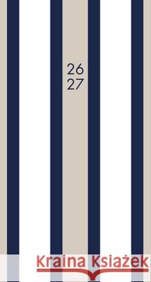 Pinstripe 2-Year 2026-27 3.5 X 6.5 Monthly Pocket Planner Willow Creek Press 9781549256615 Willow Creek Press Calendars