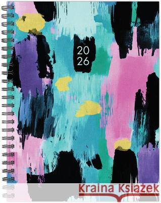 Abstract Art 2026 6.5 X 8.5 Weekly Monthly Softcover Planner Willow Creek Press 9781549256639 Willow Creek Press Calendars