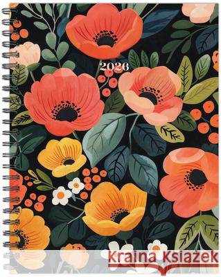 Poppy Plans 2026 8.5 X 11 Weekly Monthly Softcover Planner Willow Creek Press 9781549256714 Willow Creek Press Calendars