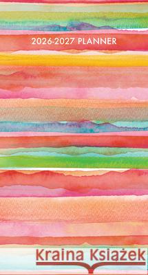 Super Stripe 2-Year 2026-27 3.5 X 6.5 Monthly Pocket Planner Willow Creek Press 9781549257681 Willow Creek Press Calendars