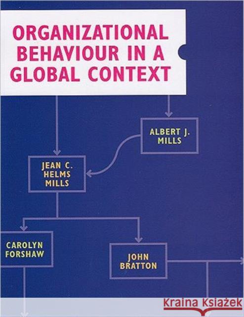 Organizational Behaviour in a Global Context Albert J. Mills Jean C. Helm Mills John Bratton 9781551930572 University of Toronto Press