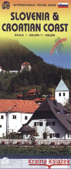 Slovenia and the Croatian Coast: 2014  9781553414087 ITMB Publishing