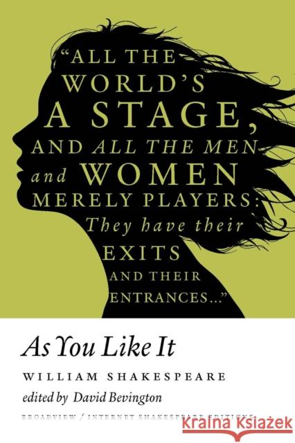 As You Like It (1598-99) William Shakespeare 9781554810529 0
