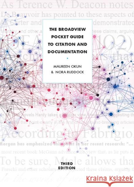 The Broadview Pocket Guide to Citation and Documentation Nora Ruddock 9781554815227 Broadview Press Inc