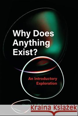 Why Does Anything Exist?: An Introductory Exploration Stephen A. Simon 9781554817153 Broadview Press Inc