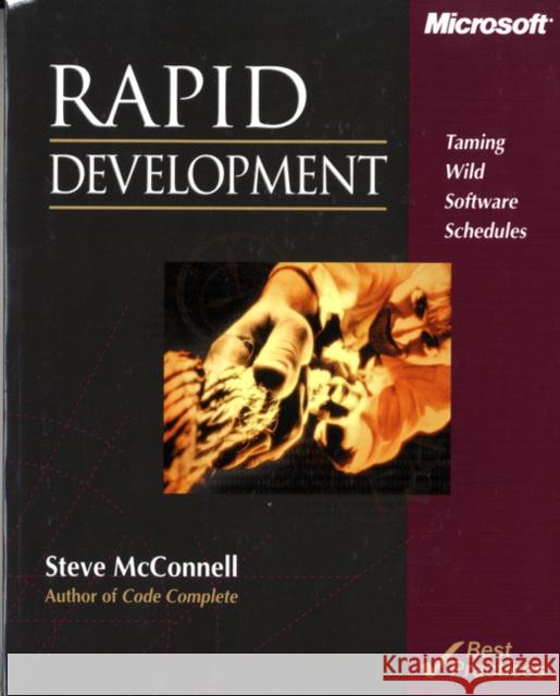 Rapid Development Steve M. McConnell 9781556159008 Microsoft Press