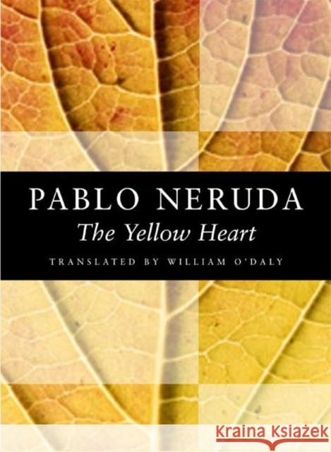 The Yellow Heart Pablo Neruda William O'Daly 9781556591693 Copper Canyon Press