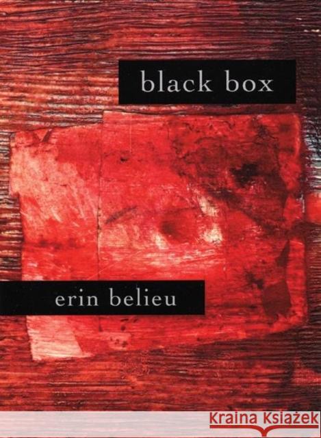 Black Box Erin Belieu 9781556592515 Copper Canyon Press