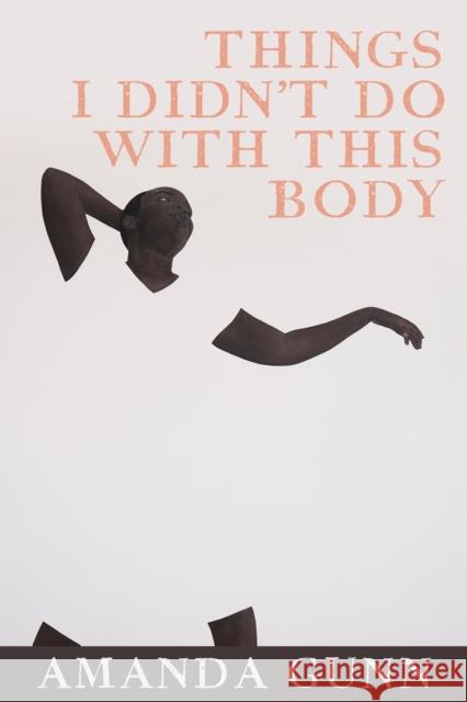 Things I Didn't Do with This Body Gunn, Amanda 9781556596582