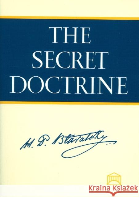 Secret Doctrine: Index John P Van Mater 9781557000040 Theosophical University Press