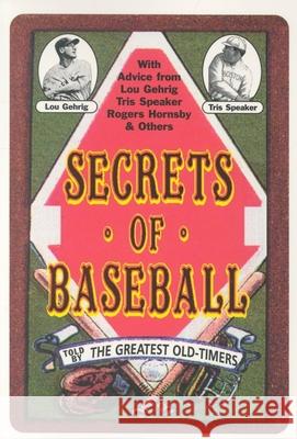 Secrets of Baseball Applewood                                Lou Gehrig Charles L. Hartnett 9781557094315 Applewood Books