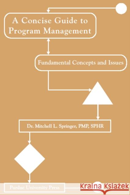 Concise Guide to Program Management: Fundamental Concepts and Issues Springer, Mitchell L. 9781557533760 Purdue University Press
