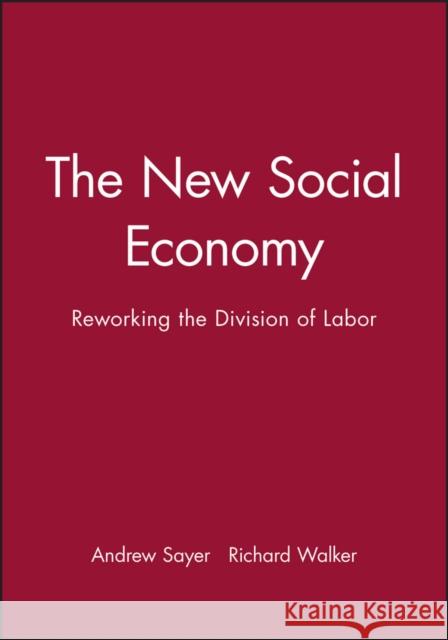 The New Social Economy: Reworking the Division of Labor Sayer, Andrew 9781557862808 Blackwell Publishers