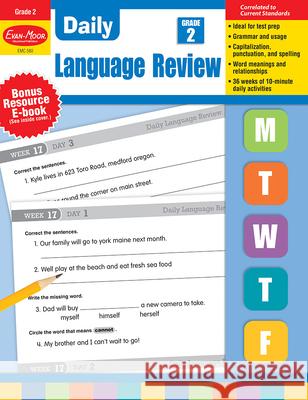 Daily Language Review, Grade 2 Teacher Edition Evan-Moor Corporation 9781557996565 Evan-Moor Educational Publishers