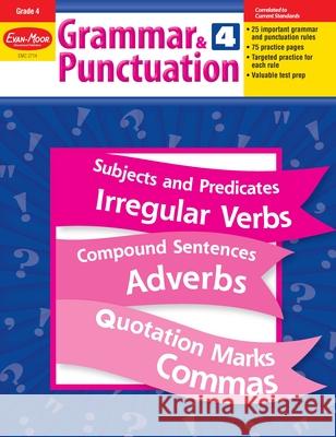 Grammar & Punctuation, Grade 4 Teacher Resource Evan-Moor Corporation 9781557998484 Evan-Moor Educational Publishers