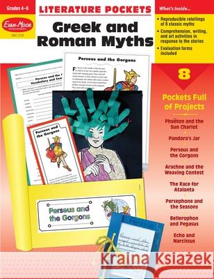 Literature Pockets: Greek & Roman Myths, Grade 4 - 6 Teacher Resource Evan-Moor Corporation 9781557998750 Evan-Moor Educational Publishers