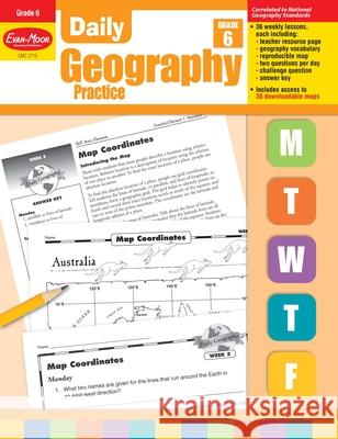Daily Geography Practice: Grade 6 Evan-Moor Corporation 9781557999757 Evan-Moor Educational Publishers