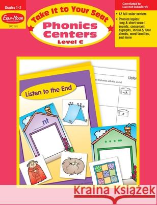 Phonics Centers Level C Evan-Moor Educational Publishing 9781557999825 Evan-Moor Educational Publishers