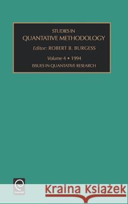 Issues in Qualitative Research Robert G. Burgess, Christopher Pole 9781559385695 Emerald Publishing Limited