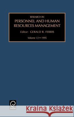 Research in Personnel and Human Resources Management Ferris                                   John E. Beck Gerald R. Ferris 9781559389433