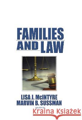 Families and Law Lisa J. McIntyre 9781560247081